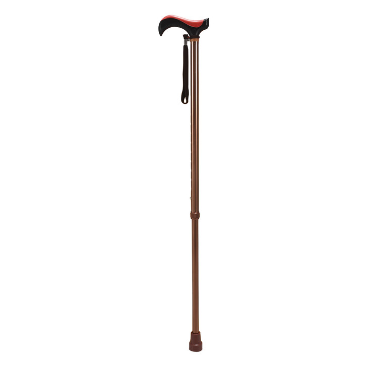 SectorCare Adjustable Walking Cane with TPR Grip – Bronze