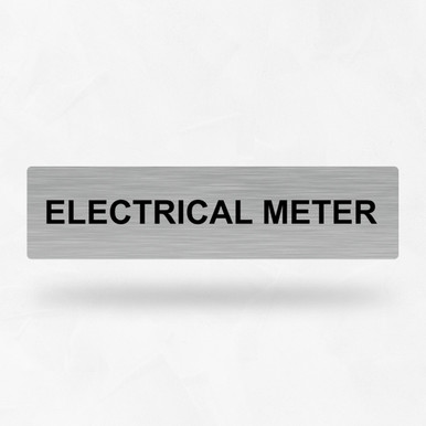 Statutory Sign - Electrical Meter Sign