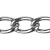 Curb Chain - 3.0mm - Chrome plated steel