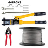 Balustrade Builder Kit (No.6) - Turnbuckles (44), Wire (200m),  Fittings, Tools