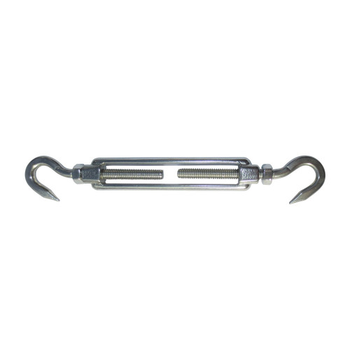 Turnbuckle Hook & Hook - 6mm Stainless Steel Marine Grade 316