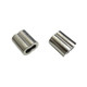 Ferrules / Swages  3.2mm - Nickel Plated Copper (silver colour) 