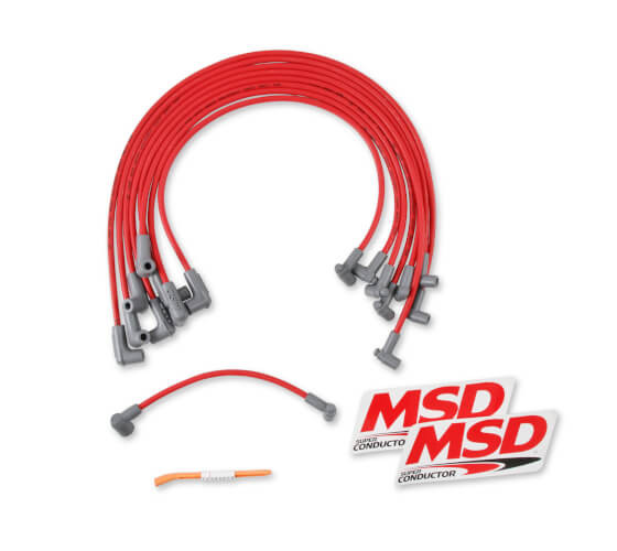 8.5 MM WIRE SET MSD DISTRIBUTOR 90 DEGREE BOOTS HEI STYLE Mel