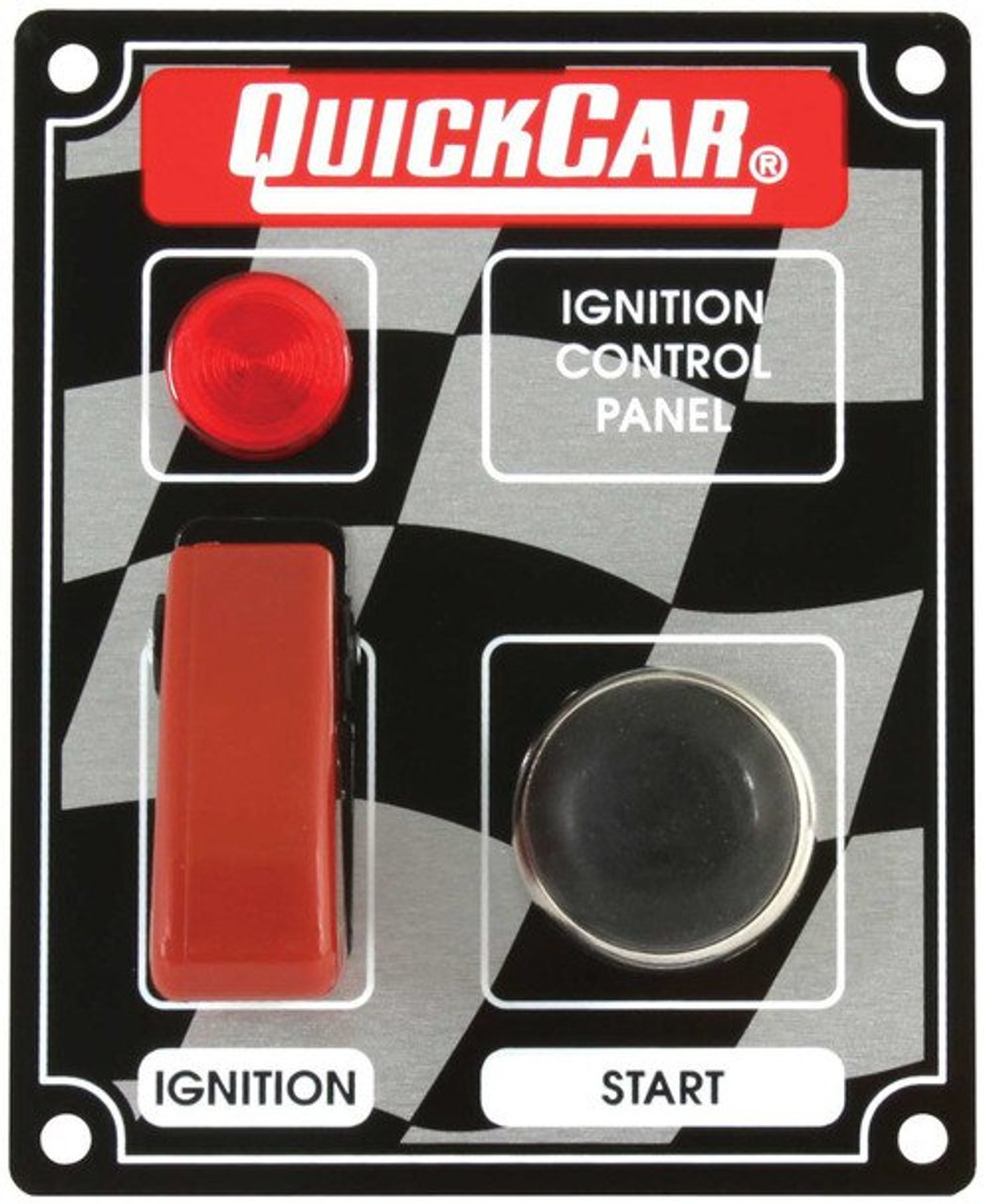 QUICKCAR IGNITION PANEL - IGN WITH COVER, START, 1 LIGHT