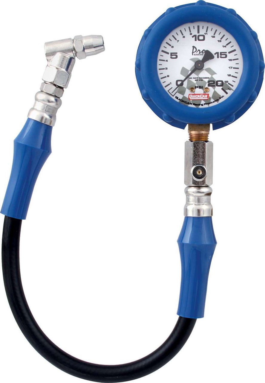 QUICKCAR TIRE PRESSURE GAUGE 0-20 PSI