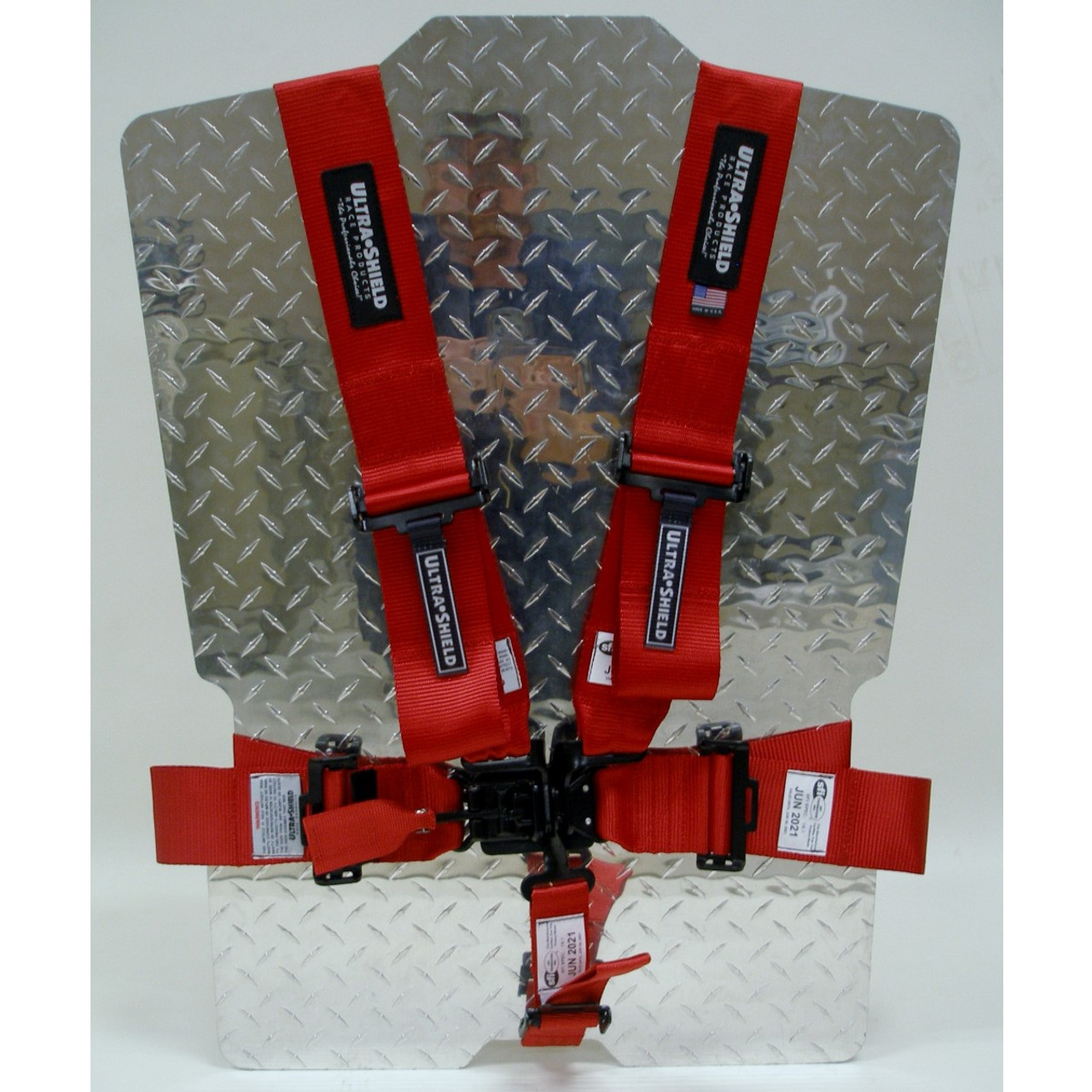 3" 5PT BELTS RED