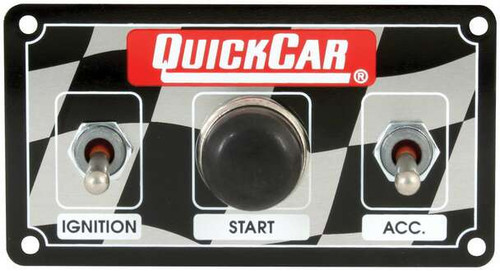 QUICKCAR IGNITION PANEL - IGN,START, 1 ACC SWITCH