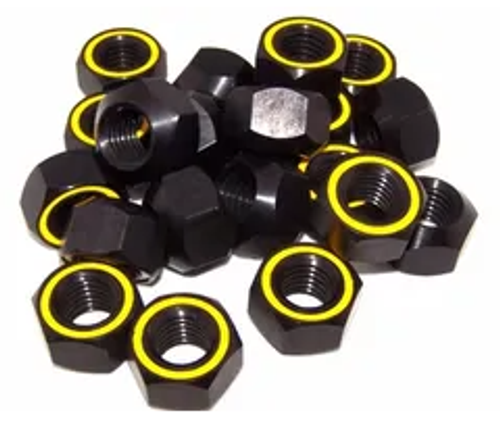 5/8 -11 LUG NUTS - ALUMINUM - SINGLE TAPER - 20 PK