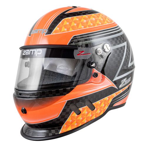 ZAMP RZ-65D CARBON ORANGE/YELLOW GRAPHIC - SA2020