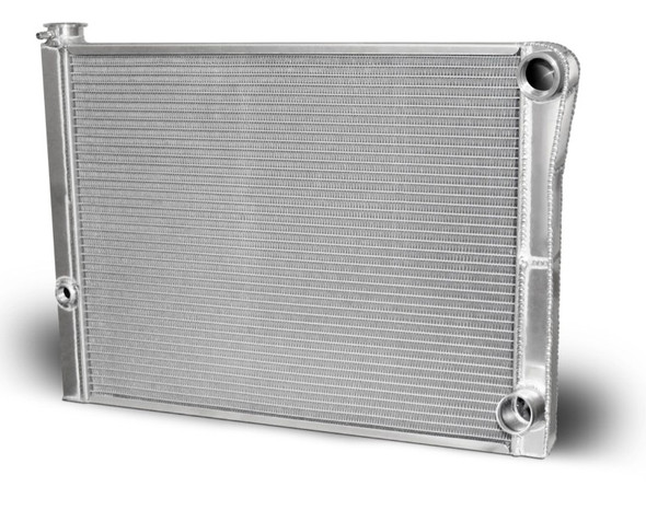AFCO Aluminum Double Pass Radiator 26 X 19 X 1.50 Core, Universal 20 AN Female InletAluminum Double Pass Radiator 26 X 19 X 1.50 Core, Universal 20 AN Female Inlet