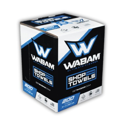 WABAM Shop Towels - 200ct Box