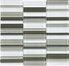 Element Mineral Blend Straight Stacked Glass Mosaics