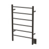 Jeeves J Straight Oil Rubbed Bronze Heated Towel Rack
