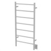 Jeeves F Straight White Heated Towel Rack