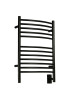 Jeeves Collection - Model E Curved - Oil Rubbed Bronze - Heated Towel Rack 20.5" x 31"