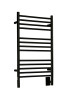 Jeeves Collection - Model C Straight - Oil Rubbed Bronze - Heated Towel Rack 20.5" x 36"