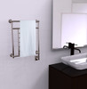 Traditional Collection - Model T-2536 - Polished Nickel - Heated Towel Rack 25-1/4" x 35-3/4"