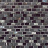 Midnight Pearl Mini Brick Pattern Mosaic (SMOT-SGLSMT-MNPRL8MM)