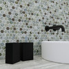 Glassique Brocade Lagoon Hexagon Mosaic (ANTHGLBRL)