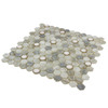Glassique Brocade Sepia Hexagon Mosaic (ANTHGLBRS)