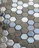 Onix Hex Blends Tan Malla 1" Hex Mosaic on 12x12 Sheet (202922)