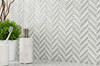 Seasons Frost Glass Herringbone Mosaic 10x10 (ANTHSEFRHB)