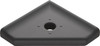 Geo Retrofit Graphite Matte Corner Soap Dish 5" (MBA184086)