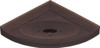 Metro Retrofit Dark Oil-Rubbed Bronze Matte Corner Soap Dish 5" (SBA156070)