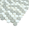 D-Lux Pearl Hexette Pearl Mix Mosaic 12x12