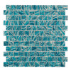Oceanique High Tide Teal Glossy Mosaic 1x1