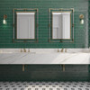 Flow Living Green Ceramic 3x12 Wall Tile