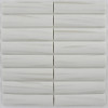 Enameled Glass Bianco Linear 