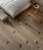 Elisir Royal Fume Castano 8X48 Inserto Deco Tiled Floor Bedroom Room Scene