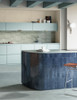 Miniature Soda Verde Malva Blu Galassia Tiled Kitchen Room Scene