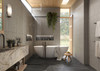 Longarine Brio Pimento Tiled Bathroom Room Scene