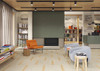 Longarine Brio Avena Mirto Tiled Bookshop Room Scene