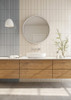 Lullaby/Sidewalk Tiled Bathroom
