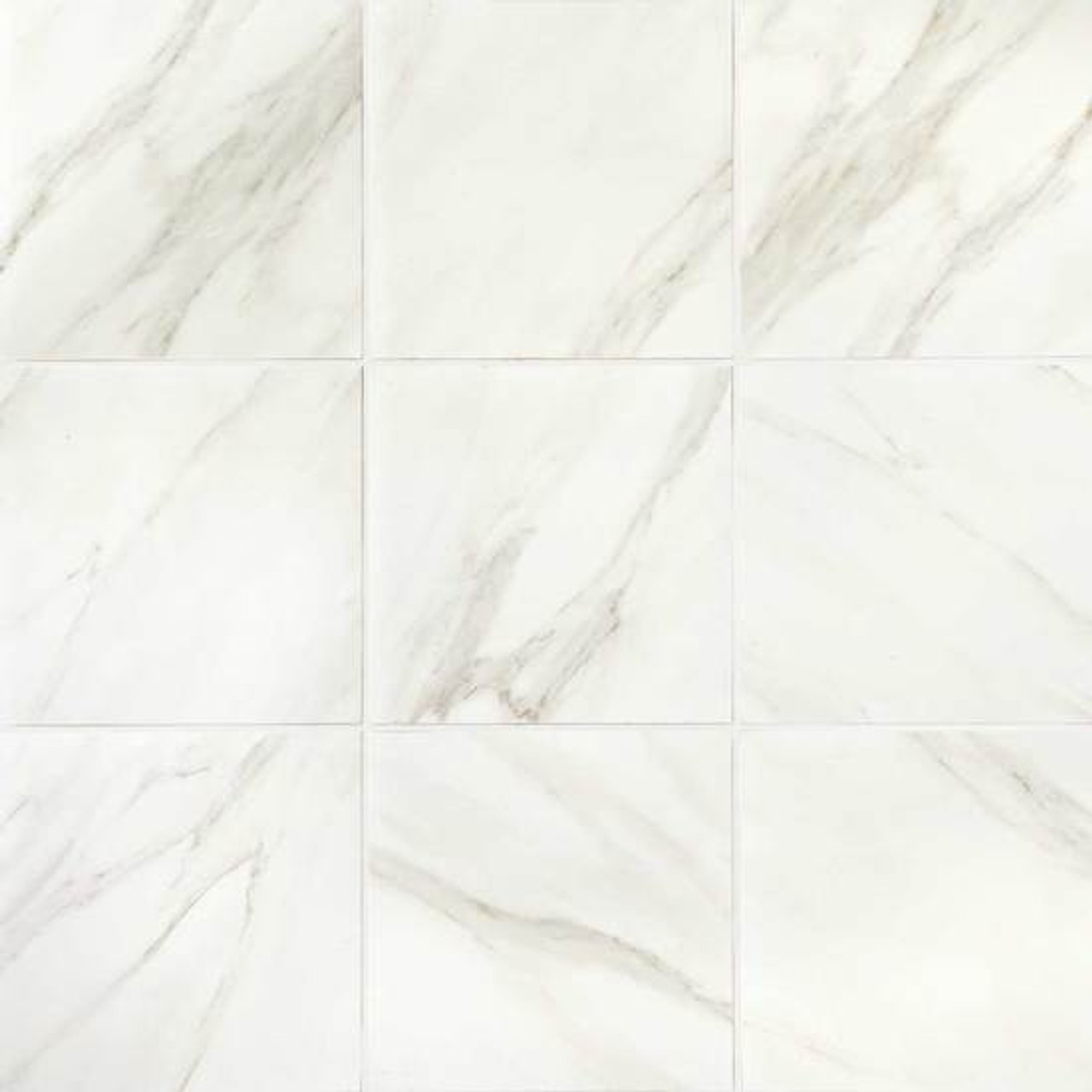Mirasol Bianco Carrara Matte Floor Tile 12x12 Tiles Direct Store