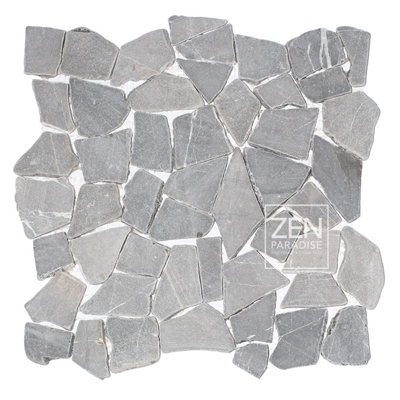 ✨mar✨ Mosaics Dark Grey Marble 12x12 - Tiles Direct Store