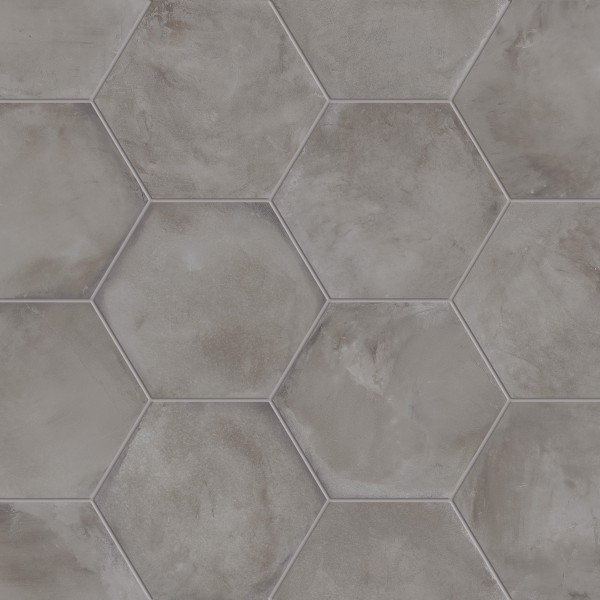 Terra Antracite 8 in. Hex - Tiles Direct Store