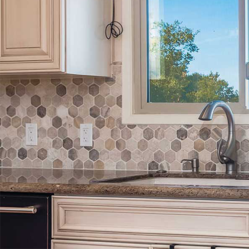 Hexagon Beach Mix 13x13 - Tiles Direct Store