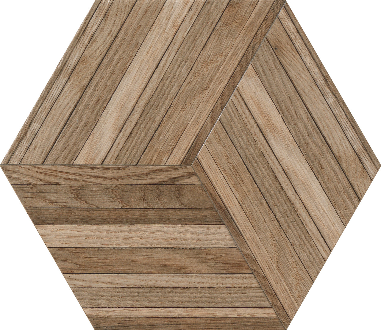 Wood Hexagon 