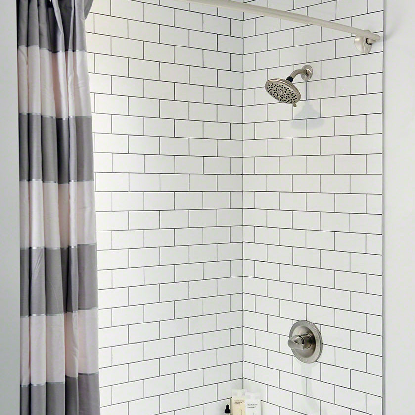 Domino White Glossy Subway Tile 3x6 - Tiles Direct Store