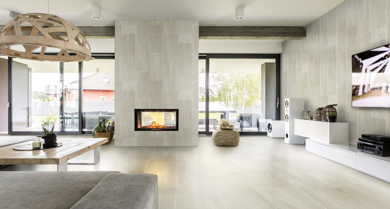 atelierライトグレー Atelier Grey Light Honed Rectified 18X36 - Tiles Direct Store