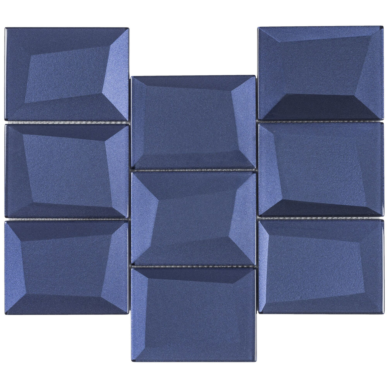 Monet Magic Marina Blocks Mosaic 3x4 - Tiles Direct Store