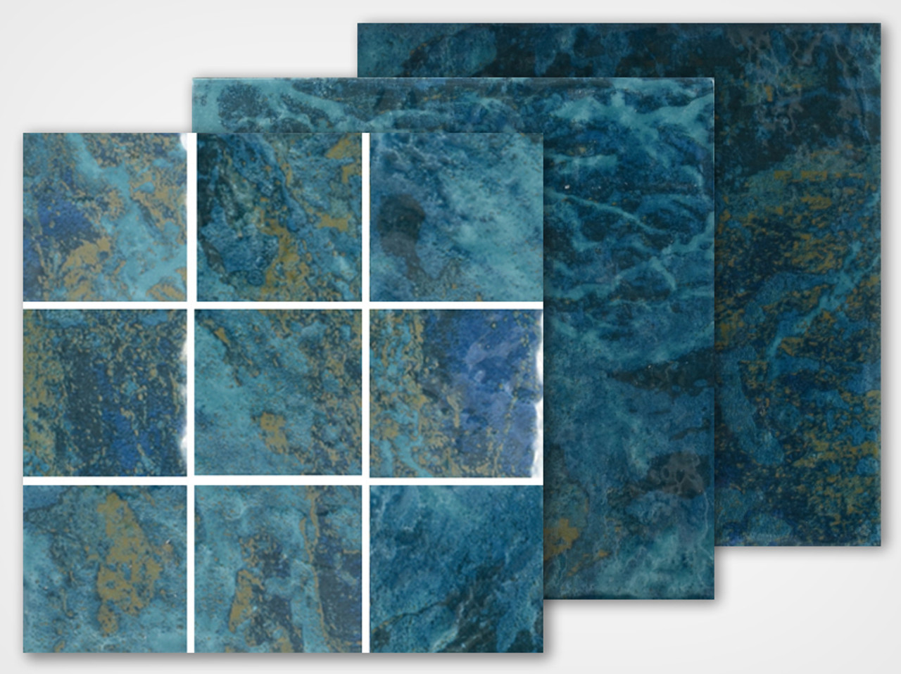 画材 Atlantis Abyss Atlantis Porcelain Mosaic 2x2 - Tiles Direct Store