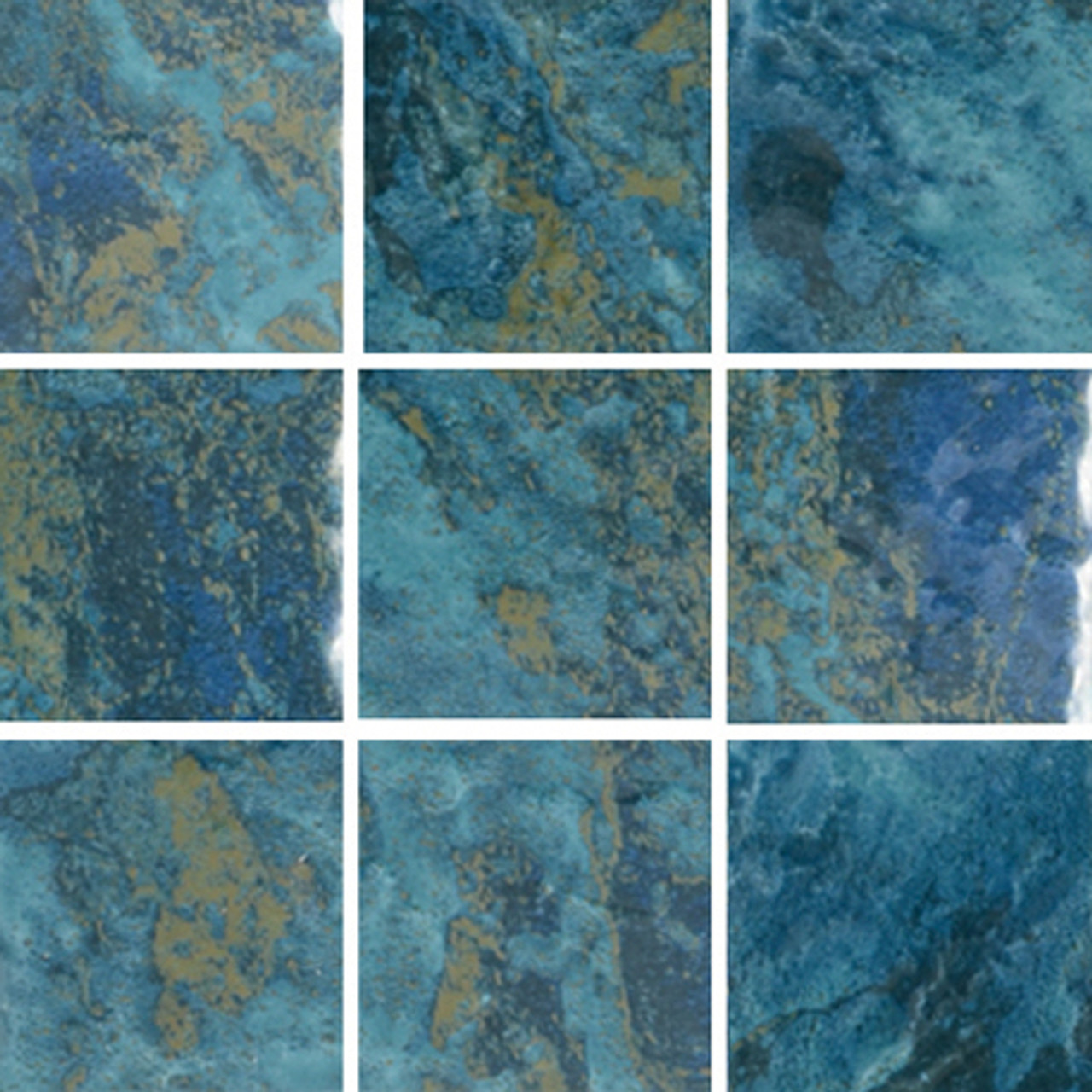画材 Atlantis Abyss Atlantis Porcelain Mosaic 2x2 - Tiles Direct Store