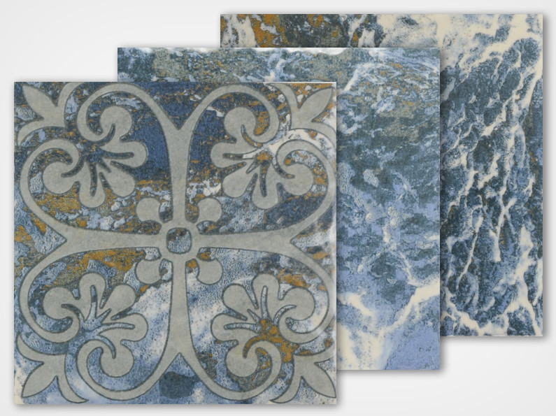 Abyss Alexandria Porcelain Deco 6x6 Tiles Direct Store