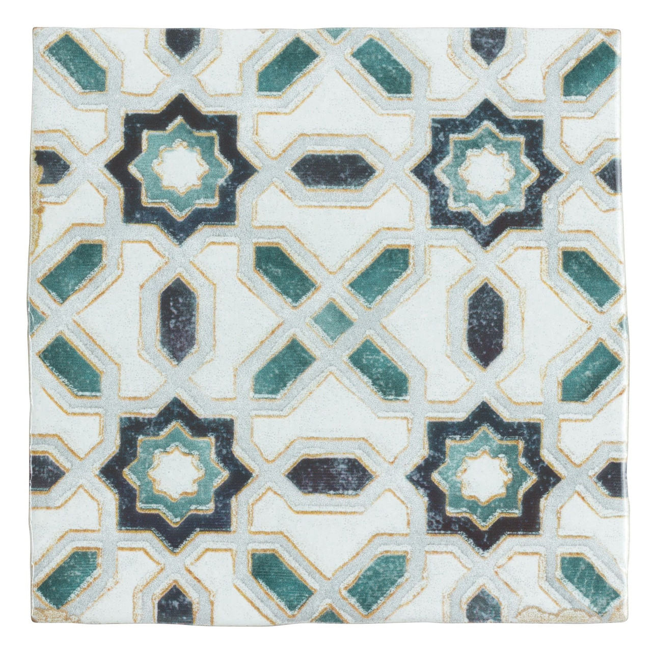 Moroccan Habitat Moroccan Mix Azure 4x4 - Tiles Direct Store
