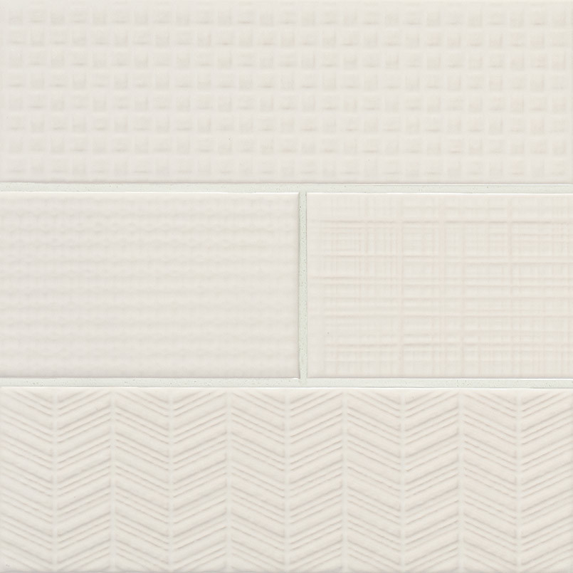 Urbano Pure 3D Mix 4x12 - Tiles Direct Store